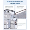 image:imageBAGSMART Small Travel Cable Organizer Tech Organizer for Charger Phone BlackGrey