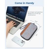image:imageBAGSMART Small Travel Cable Organizer Tech Organizer for Charger Phone BlackGrey