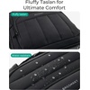 image:imageBAGSMART Small Underseat Carry on Luggage with Wheels 16 inch Small Under Seat Luggage Lightweight Travel Suitcase for Women Navy BlueDeep Black