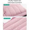 image:imageBAGSMART Small Underseat Carry on Luggage with Wheels 16 inch Small Under Seat Luggage Lightweight Travel Suitcase for Women Navy BluePink