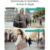 image:imageBAGSMART Teacher Tote Bag for Women 156in Quilted with Insulated Pocket amp Nurse Bag Features BrownBrown