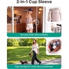 image:imageBAGSMART Tennis Gym Bag for Women 3in1 Sports Duffle Sling Backpack  40oz Tumblers Bag Converts to Travel Duffle Court Backpack or Crossbody Sling for 2 RacketsPaddles 156 Laptop amp ShoesSand Brown