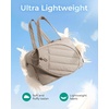 image:imageBAGSMART Tennis Gym Bag for Women 3in1 Sports Duffle Sling Backpack  40oz Tumblers Bag Converts to Travel Duffle Court Backpack or Crossbody Sling for 2 RacketsPaddles 156 Laptop amp ShoesIMocha Brown