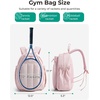 image:imageBAGSMART Tennis Gym Bag for Women 3in1 Sports Duffle Sling Backpack  40oz Tumblers Bag Converts to Travel Duffle Court Backpack or Crossbody Sling for 2 RacketsPaddles 156 Laptop amp ShoesMSlate Green
