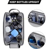 image:imageBAGSMART Toiletry Bag for Men Travel Toiletry Organizer Dopp Kit Waterresistant Shaving Bag for Toiletries Accessories Door Room Essentials BlackmediumGrey