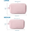 image:imageBAGSMART Toiletry Bag for Men Travel Toiletry Organizer Dopp Kit Waterresistant Shaving Bag for Toiletries Accessories Door Room Essentials BlackmediumBeige