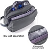 image:imageBAGSMART Toiletry Bag for Men Travel Toiletry Organizer Dopp Kit Waterresistant Shaving Bag for Toiletries Accessories Door Room Essentials BlackmediumGreybasic
