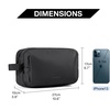 image:imageBAGSMART Toiletry Bag for Men Travel Toiletry Organizer Dopp Kit Waterresistant Shaving Bag for Toiletries Accessories Door Room Essentials BlackmediumBlackbasic