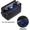 image:imageBAGSMART Toiletry Bag for Men Travel Toiletry Organizer Dopp Kit Waterresistant Shaving Bag for Toiletries Accessories Door Room Essentials BlackmediumGreen