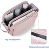 image:imageBAGSMART Toiletry Bag for Men Travel Toiletry Organizer Dopp Kit Waterresistant Shaving Bag for Toiletries Accessories Door Room Essentials BlackmediumPink