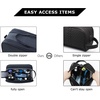 image:imageBAGSMART Toiletry Bag for Men Travel Toiletry Organizer Dopp Kit Waterresistant Shaving Bag for Toiletries Accessories Door Room Essentials BlackmediumNavy Blue