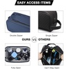 image:imageBAGSMART Toiletry Bag for Men Travel Toiletry Organizer Dopp Kit Waterresistant Shaving Bag for Toiletries Accessories Door Room Essentials BlackmediumNavy Blue