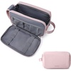 image:imageBAGSMART Toiletry Bag for Men Travel Toiletry Organizer Dopp Kit Waterresistant Shaving Bag for Toiletries Accessories Door Room Essentials BlackmediumPink