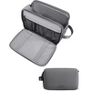 image:imageBAGSMART Toiletry Bag for Men Travel Toiletry Organizer Dopp Kit Waterresistant Shaving Bag for Toiletries Accessories Door Room Essentials BlackmediumGrey