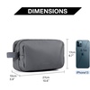 image:imageBAGSMART Toiletry Bag for Men Travel Toiletry Organizer Dopp Kit Waterresistant Shaving Bag for Toiletries Accessories Door Room Essentials BlackmediumGreybasic