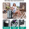image:imageBAGSMART Top Opening Carry On Luggage 22x14x9 Airline Approved with TSA Lock Expandable 20 Inch Deep Compartment Hard Shell Suitcases with Double Spinner Wheels PurpleSage Green