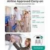 image:imageBAGSMART Top Opening Carry On Luggage 22x14x9 Airline Approved with TSA Lock Expandable 20 Inch Deep Compartment Hard Shell Suitcases with Double Spinner Wheels PurplePurple