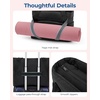 image:imageBAGSMART Tote Bag for Women with Zipper and Yoga Mat Straps Quilted Gym Tote for Travel Work SportBlack