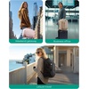 image:imageBAGSMART Travel Backpack Carry on Flight Approved 28L Lightweight Backpack Fits 173 Inch Laptop for Men Women Water Resistant Personal Item Travel Bag with USB Charging Port BlackPink