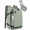 image:imageBAGSMART Travel Backpack Women 156 Inch Carry On Backpack Flight Approved TSA Approved Personal Item Travel Bag Water Resistant Weekender Bag Luggage Daypack Forest GreenPistachio