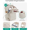 image:imageBAGSMART Travel Backpack Women 156 Inch Carry On Backpack Flight Approved TSA Approved Personal Item Travel Bag Water Resistant Weekender Bag Luggage Daypack Forest GreenCoffee Brown