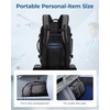 image:imageBAGSMART Travel Backpack for Women Men 40L Flight Approved Carry on Backpack with Shoe Bag TSA Large Personal Item Backpack with 17 Inch Laptop Compartment Weekender Suitcase for Travel GreyGrey