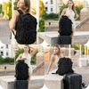 image:imageBAGSMART Travel Backpack for Women Men 40L Flight Approved Carry on Backpack with Shoe Bag TSA Large Personal Item Backpack with 17 Inch Laptop Compartment Weekender Suitcase for Travel GreyGrey