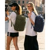 image:imageBAGSMART Travel Backpack for Women amp Men 173 inch Laptop Flight Approved Carry on Backpack with Shoe bag amp 2 Packing Cubes WaterResistant Large Business Travel Bag Weekender Bag  Navy BlueNavy Blue