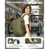 image:imageBAGSMART Travel Backpack for Women amp Men 173 inch Laptop Flight Approved Carry on Backpack with Shoe bag amp 2 Packing Cubes WaterResistant Large Business Travel Bag Weekender Bag  Navy BlueNavy Blue