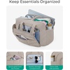 image:imageBAGSMART Travel Duffel Bag Carry on Travel Bag with Jewelry Compartment 35L Weekender Duffle for Women Water Resistant BlackLight Tan