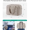 image:imageBAGSMART Travel Duffel Bag Carry on Travel Bag with Jewelry Compartment 35L Weekender Duffle for Women Water Resistant BlackPink