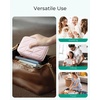 image:imageBAGSMART Travel Jewelry Box Small PU Leather Jewelry Organizer Portable Double Layer Case for Necklaces Rings Earrings Bracelets PinkBlack