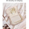 image:imageBAGSMART Travel Jewelry Case Jewelry Box Organizers and Storage Earings Holder Organizer for Women for Necklaces Bracelets RingsBlackABlack