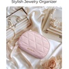 image:imageBAGSMART Travel Jewelry Case Jewelry Organizer Storage Roll Rings Necklaces Earrings Bracelets Brooches Watch Large Portable Light PinkBLight Pink