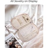 image:imageBAGSMART Travel Jewelry Case Jewelry Organizers and Storage Earings Holder Organizer for Women Necklace Holder Jewelry Rolls for Necklaces Earrings BraceletsPurplePurple