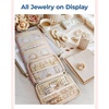 image:imageBAGSMART Travel Jewelry Case Organizer Large Capacity Foldable Jewelry Roll for Journey  Rings Necklaces Earrings Bracelets Fashion Black