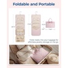 image:imageBAGSMART Travel Jewelry Case Organizer Large Capacity Foldable Jewelry Roll for Journey  Rings Necklaces Earrings Bracelets Fashion Black