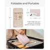 image:imageBAGSMART Travel Jewelry Organizer Case Foldable Jewelry Roll for Necklaces Earrings JourneyRings Bracelets Brooches Portable BeigeAPink
