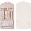 image:imageBAGSMART Travel Jewelry Organizer Roll Foldable Jewelry Case for JourneyRings Necklaces Bracelets Earrings Soft PinkBeige