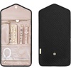 image:imageBAGSMART Travel Jewelry Organizer Roll Foldable Jewelry Case for JourneyRings Necklaces Bracelets Earrings Soft PinkBlack