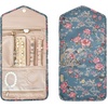 image:imageBAGSMART Travel Jewelry Organizer Roll Foldable Jewelry Case for JourneyRings Necklaces Bracelets Earrings Soft PinkFlower Bird