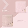 image:imageBAGSMART Travel Jewelry Organizer Roll Foldable Jewelry Case for JourneyRings Necklaces Bracelets Earrings Soft PinkLight Pink