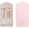 image:imageBAGSMART Travel Jewelry Organizer Roll Foldable Jewelry Case for JourneyRings Necklaces Bracelets Earrings Soft PinkLight Pink