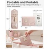 image:imageBAGSMART Travel Jewelry Organizer Roll Foldable Jewelry Case for JourneyRings Necklaces Bracelets Earrings Soft PinkPinkM