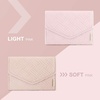 image:imageBAGSMART Travel Jewelry Organizer Roll Foldable Jewelry Case for JourneyRings Necklaces Bracelets Earrings Soft PinkSoft Pink