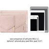 image:imageBAGSMART Travel Jewelry Organizer Roll Foldable Jewelry Case for JourneyRings Necklaces Bracelets Earrings Soft PinkSoft Pink