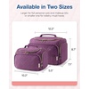 image:imageBAGSMART Travel Toiletry Bag for Women Cosmetic Bag Makeup Bag Organizer with Handle Travel Bag for Toiletries Travel Accessories Full Sized ContainerPurple