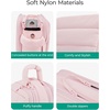 image:imageBAGSMART Travel Toiletry Bag for Women Wideopen Makeup Bag Organizer Puffy Make Up Case Large Capacity Cosmetic Organizer for Women for Travel Essentials Toiletries Accessories BottlesBlackLight Pink