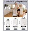 image:imageBAGSMART Travel Vacuum Bags with Rechargeable Electric Pump 18PC Kit  Wireless Pump Bonus Shoe Laundry amp Toiletry Bags Reclaim 80 luggage space Ideal for suitcase packing travel amp homeGray