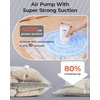 image:imageBAGSMART Travel Vacuum Bags with Rechargeable Electric Pump 18PC Kit  Wireless Pump Bonus Shoe Laundry amp Toiletry Bags Reclaim 80 luggage space Ideal for suitcase packing travel amp homeGray